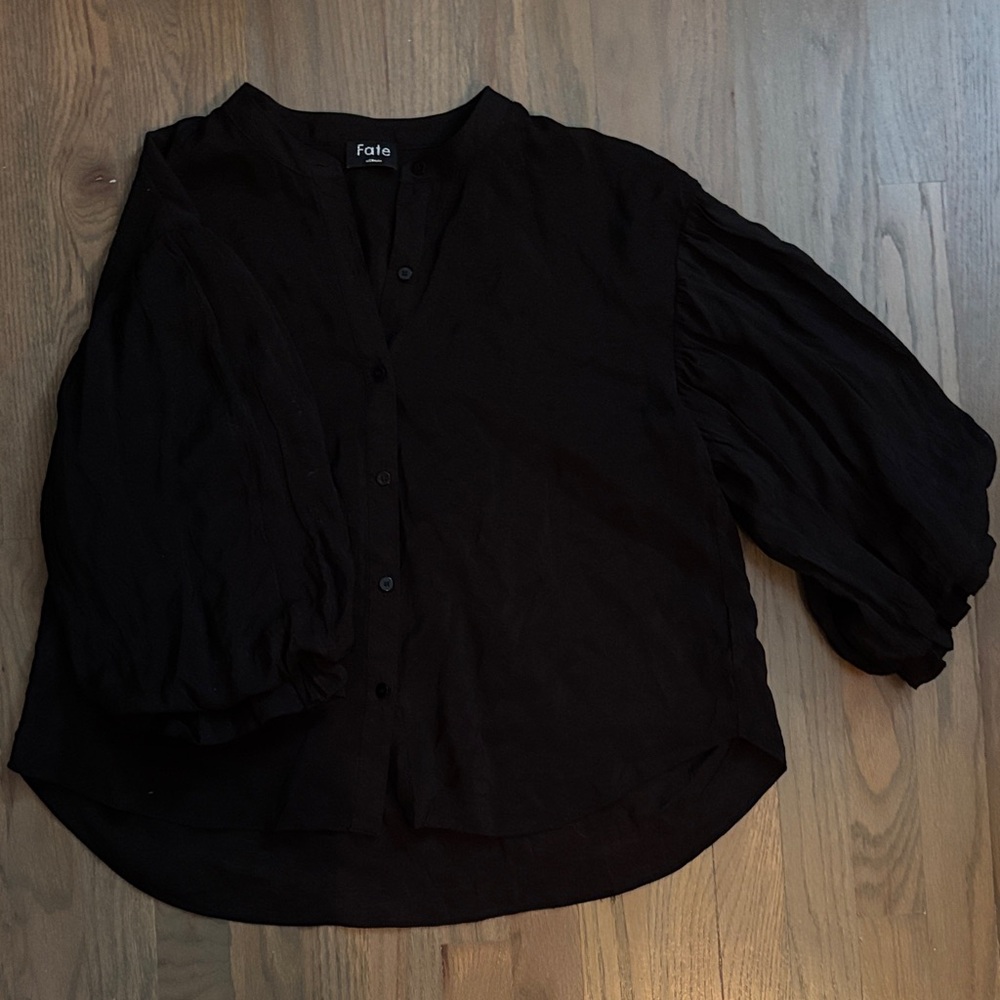 Fate Women's Elegant Black Blouse